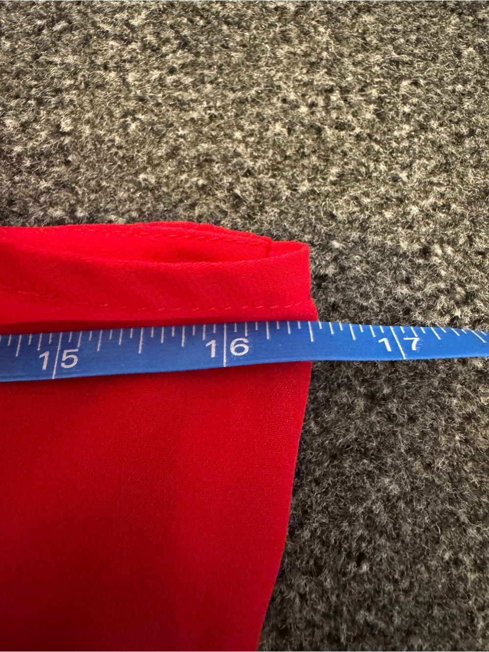 Liz Claiborne Red Chiffon Tiered Ruffle Sleeveless Tank Top Small Petite - Picture 5 of 7